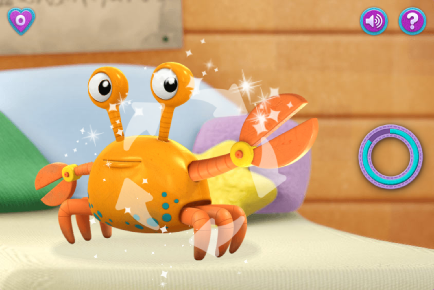 Doc McStuffins Doc's World Game Exercising Hand Screenshot.