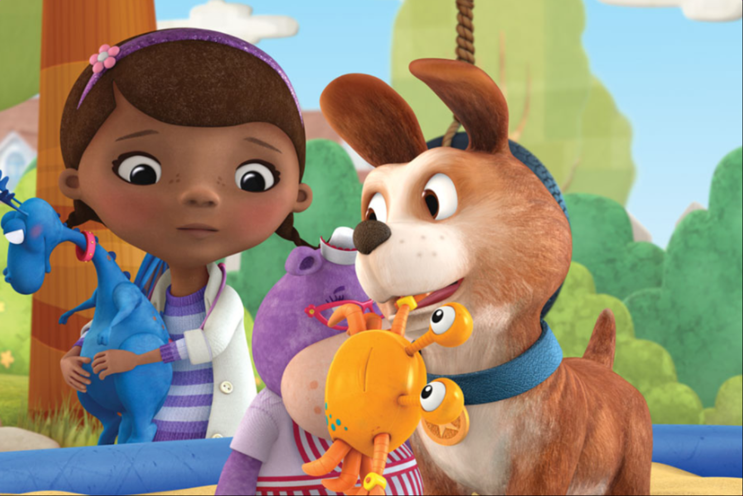 Doc McStuffins Doc's World Game Scene Screenshot.