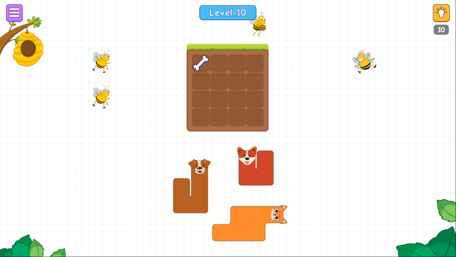 Doge Blocks Game Next Level Screenshot.