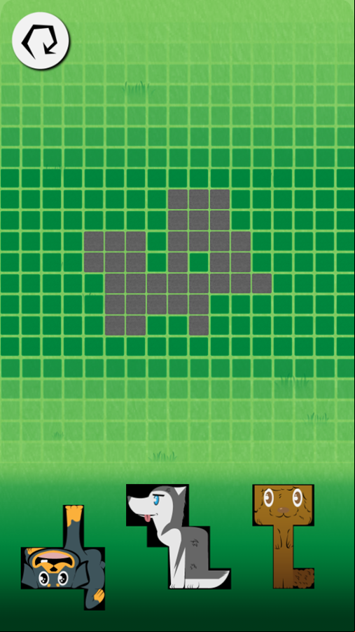 Dogs Puzzle Game Next Stage Screenshot.