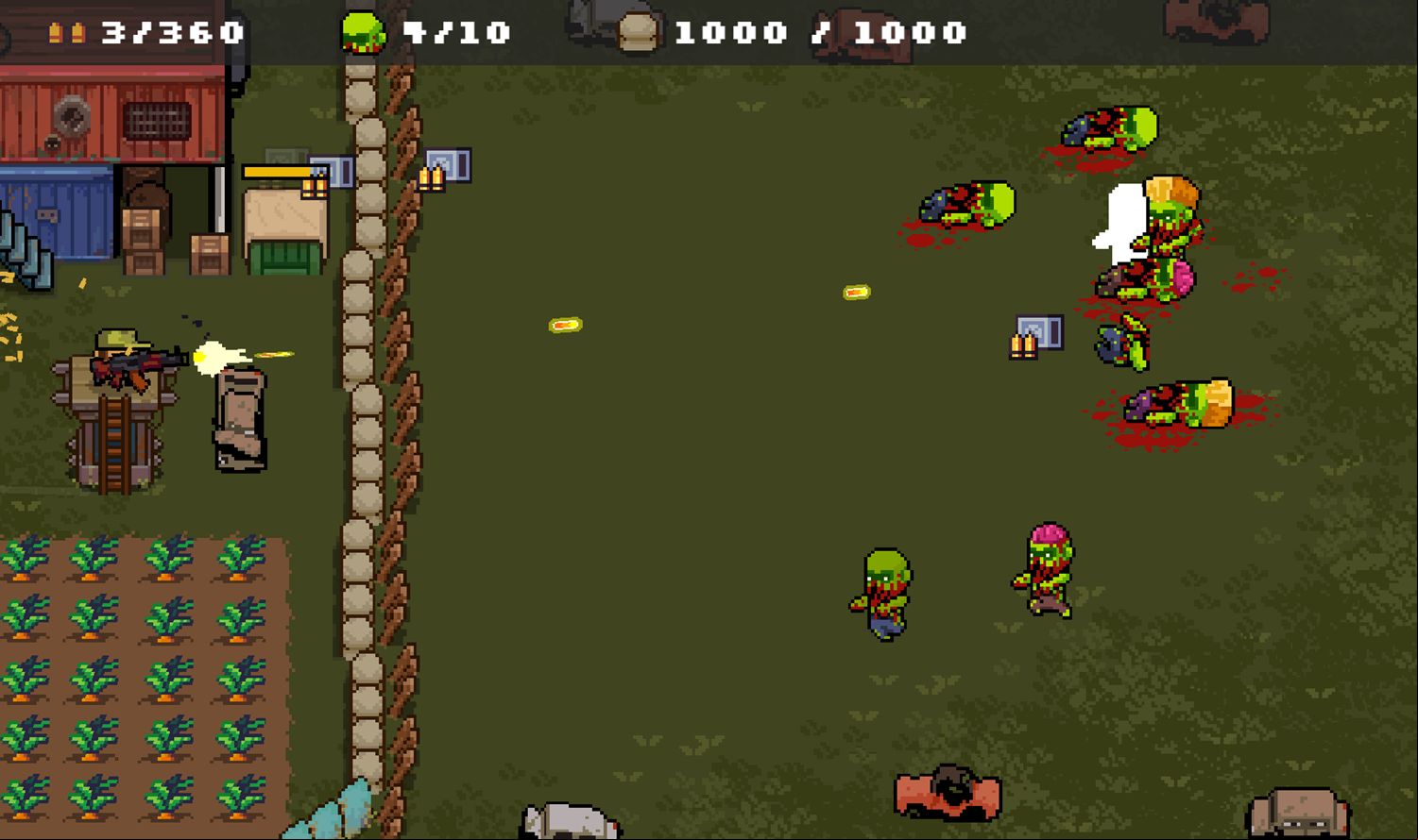 Don't Touch My Carrots Game Play Screenshot.