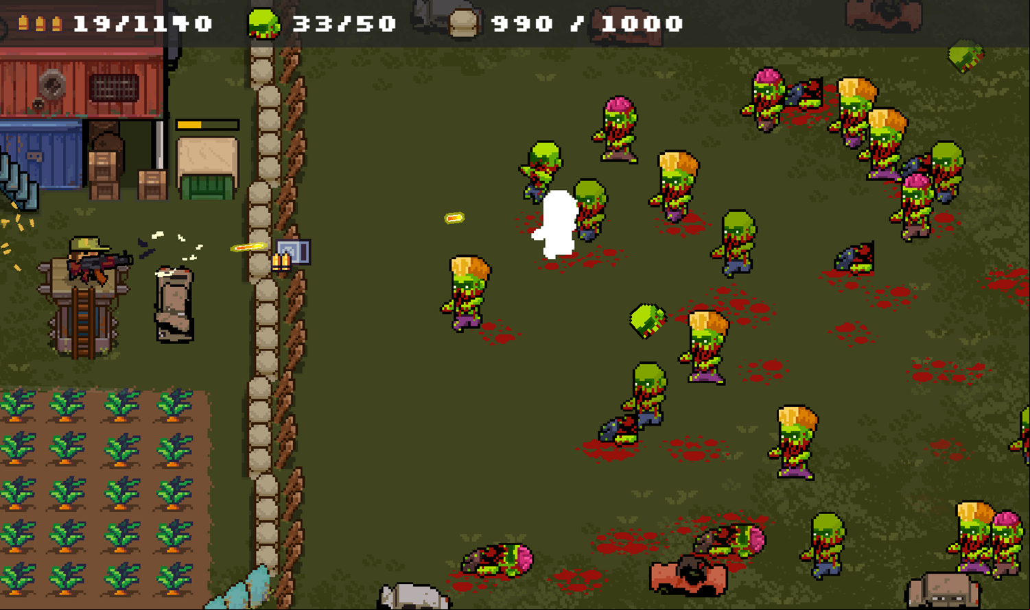 Don't Touch My Carrots Game Progress Screenshot.