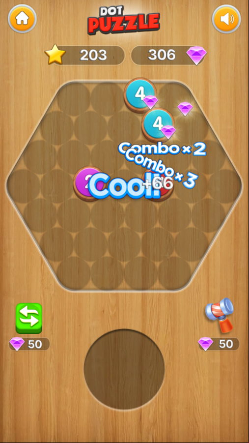 Dot Puzzle Game Combo Screenshot.