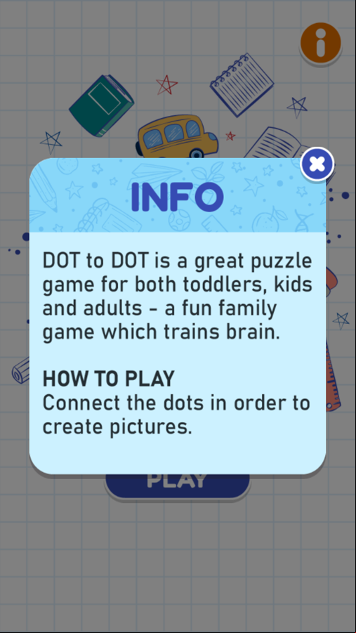 Dot to Dot Cute Animal Game How To Play Screenshot.
