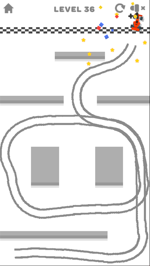 Draw Racing Game Final Level Beat Screenshot.