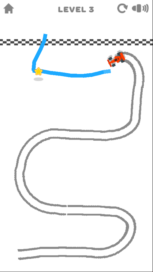 Draw Racing Gameplay Screenshot.