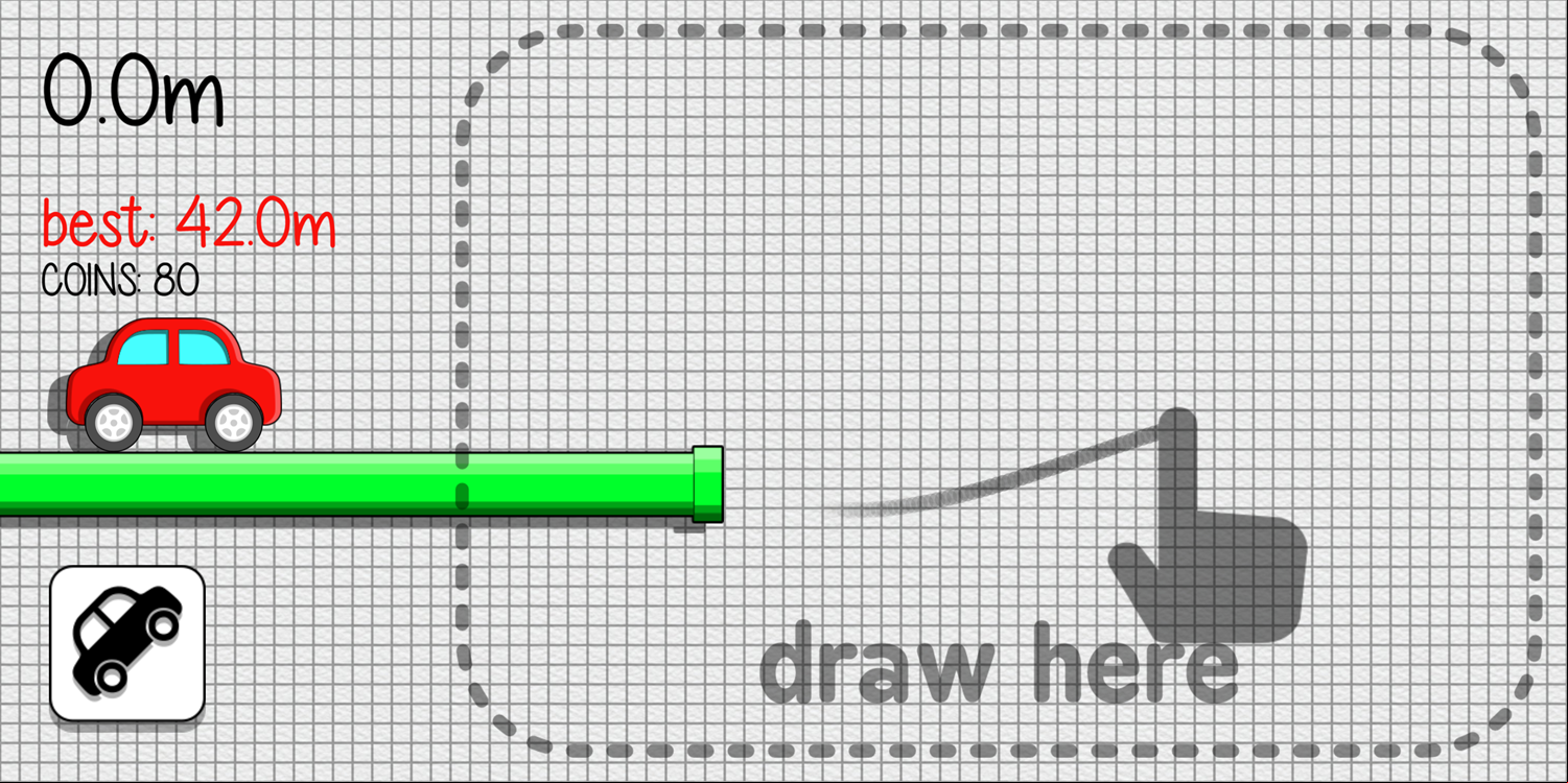 Draw the Hill Game Welcome Screen Screenshot.