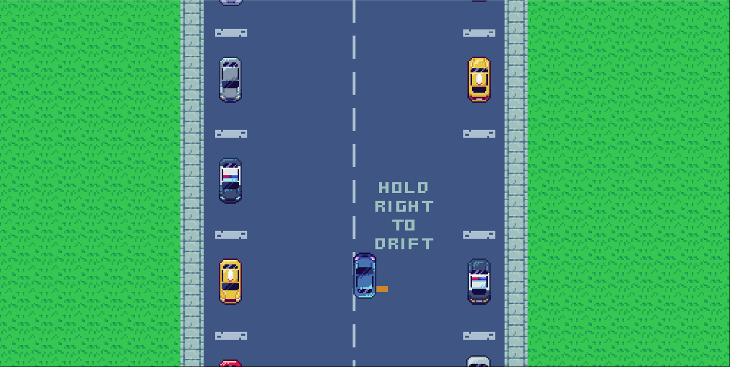 Drift Parking Game Turn Right Tutorial Screen Screenshot.