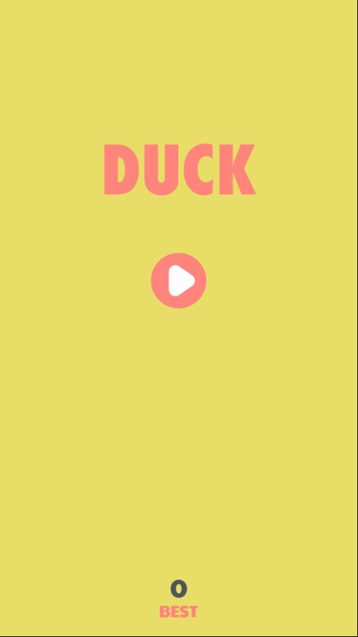 Duck Game Welcome Screen Screenshot.