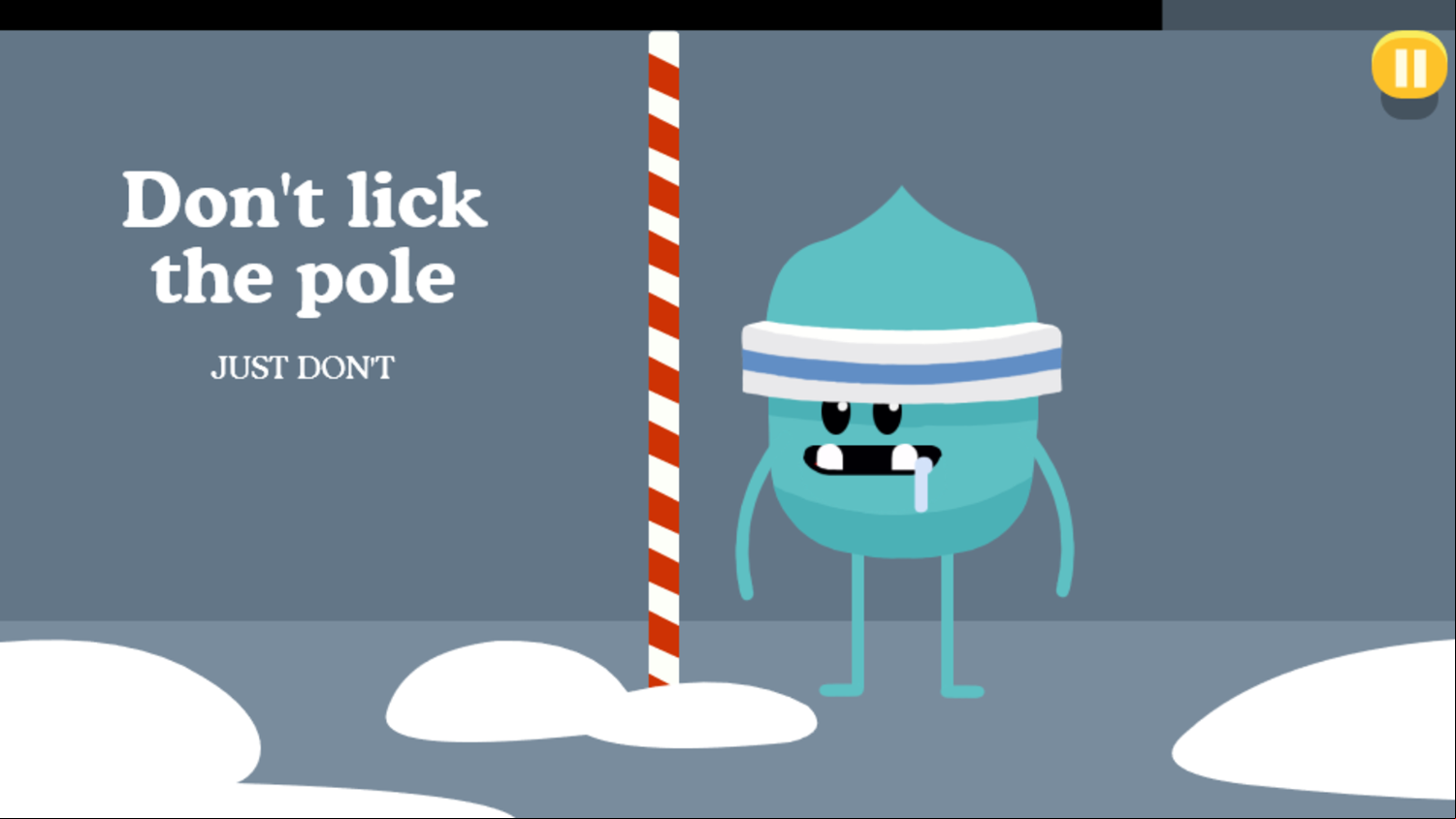Dumb Ways to Die 2 The Games Game Lick The Pole Screenshot.
