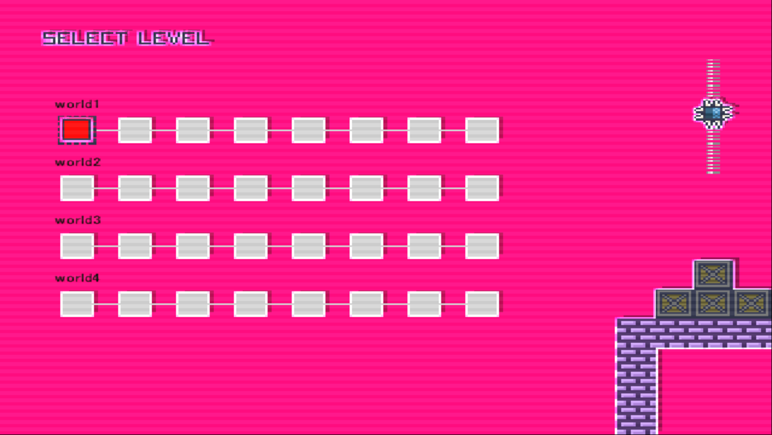 Dunjo Escape Game Select Level Screenshot.