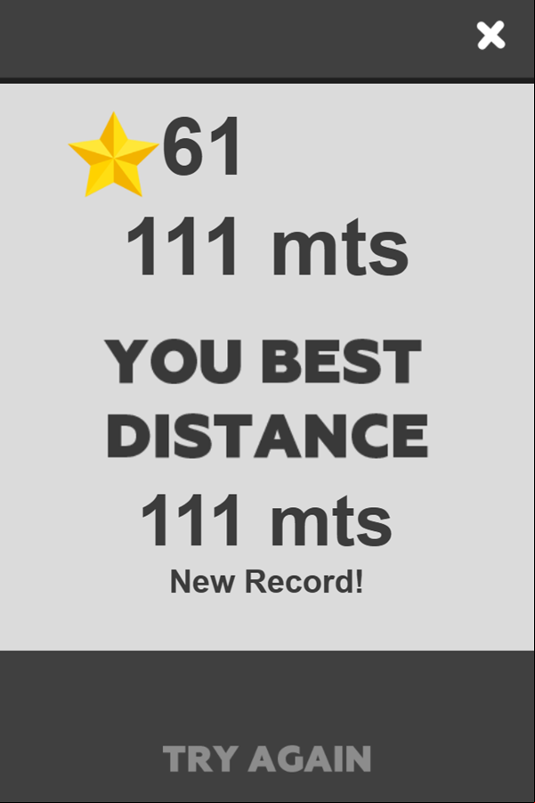 Dunk Jump Game Score Screenshot.