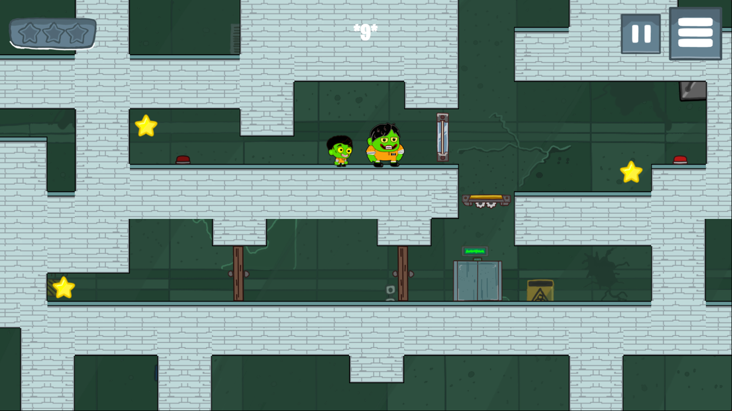 Duo Bad Brothers Game Level Challenge Screenshot.