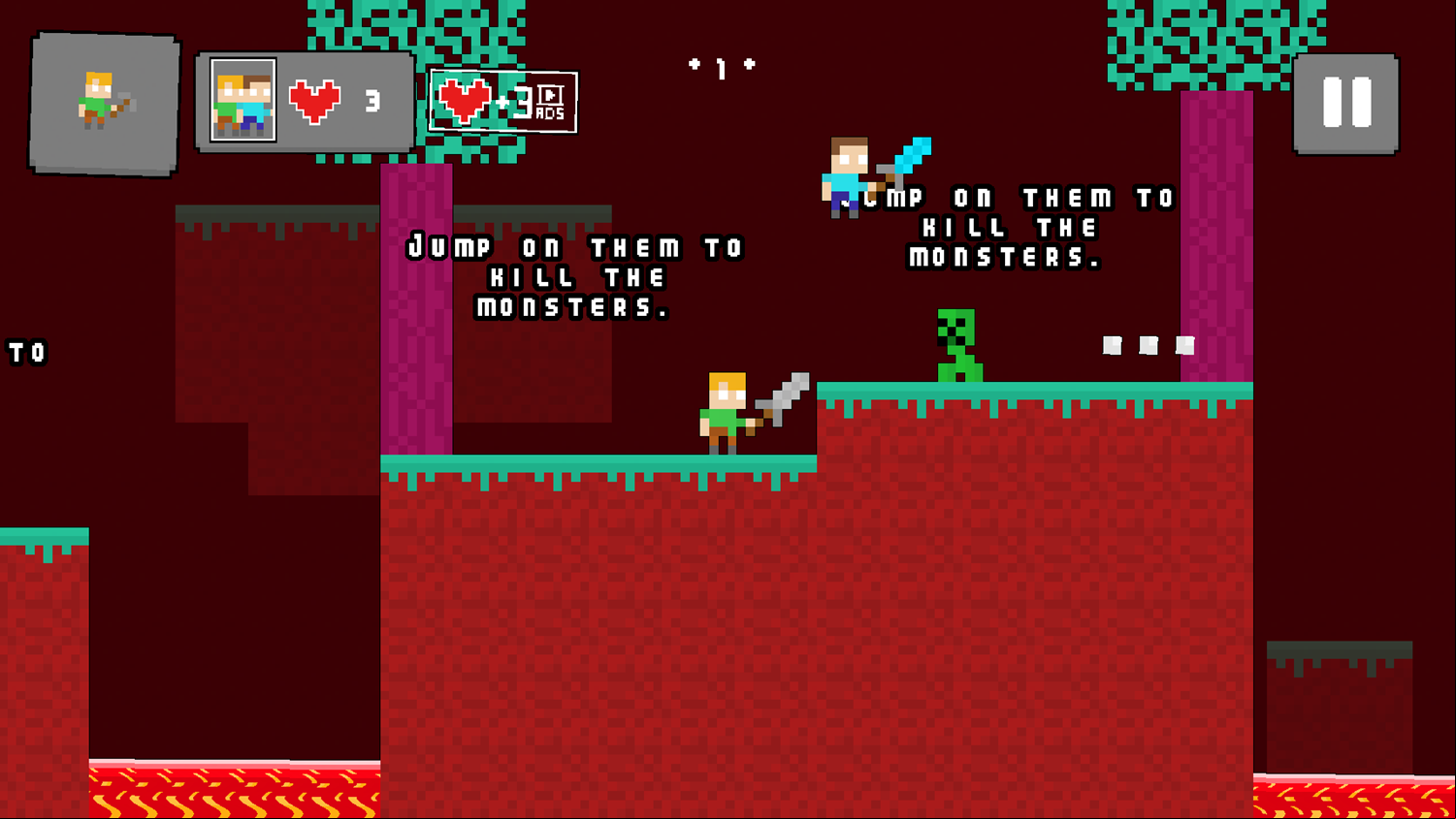 Duo Nether Game Instructions Screenshot.