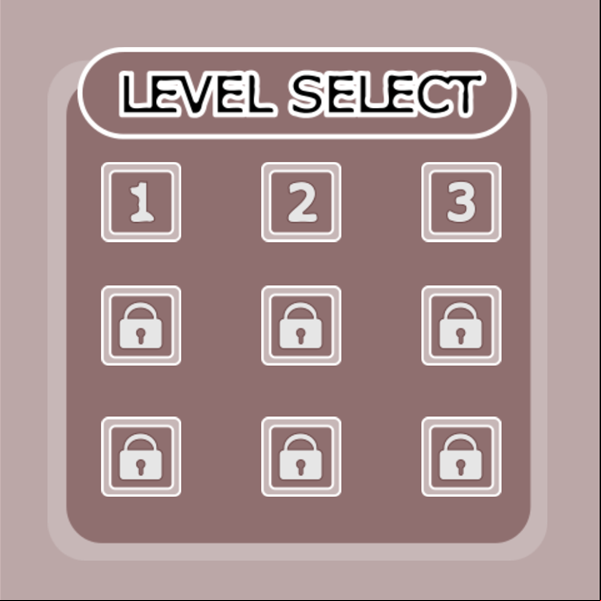 Egg Escape Game Level Select Screen Screenshot.