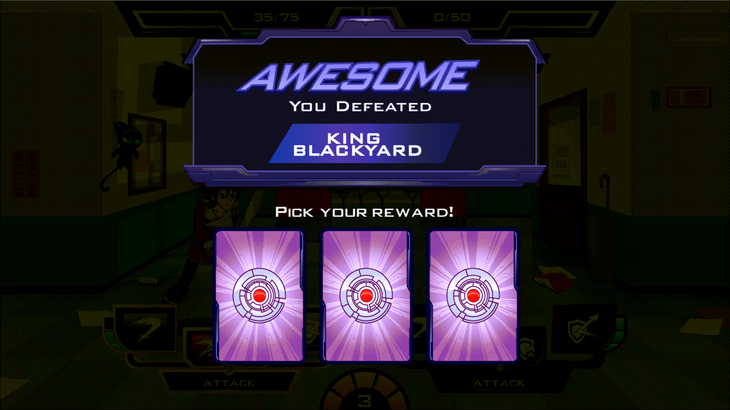 Exchange Student Zero Battle Day Brawl Game Card Pick Screenshot.