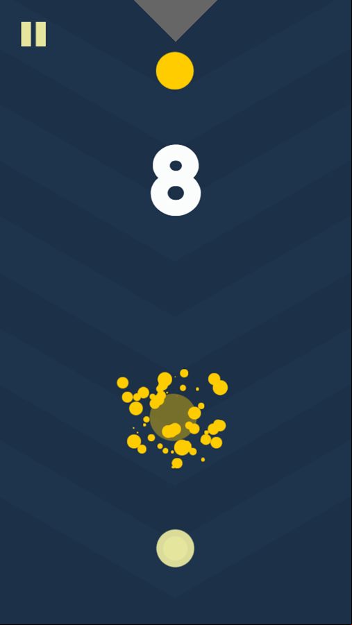 Falling Babble Game Play Screenshot.