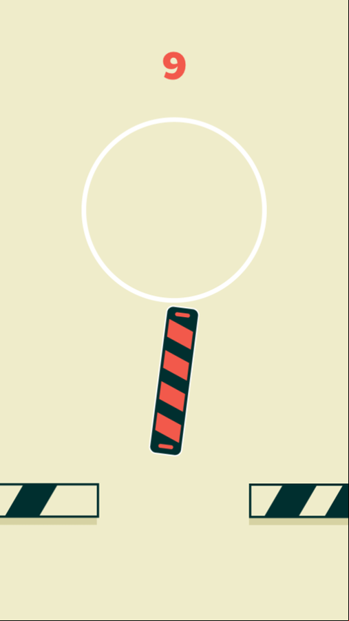 Falling Platform Game Play Screenshot.