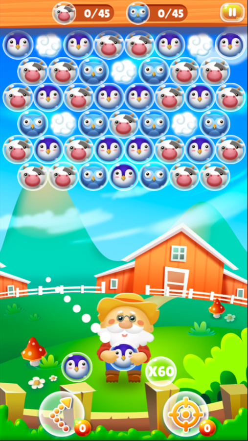 Farm Rescue Game Final Level Screenshot.