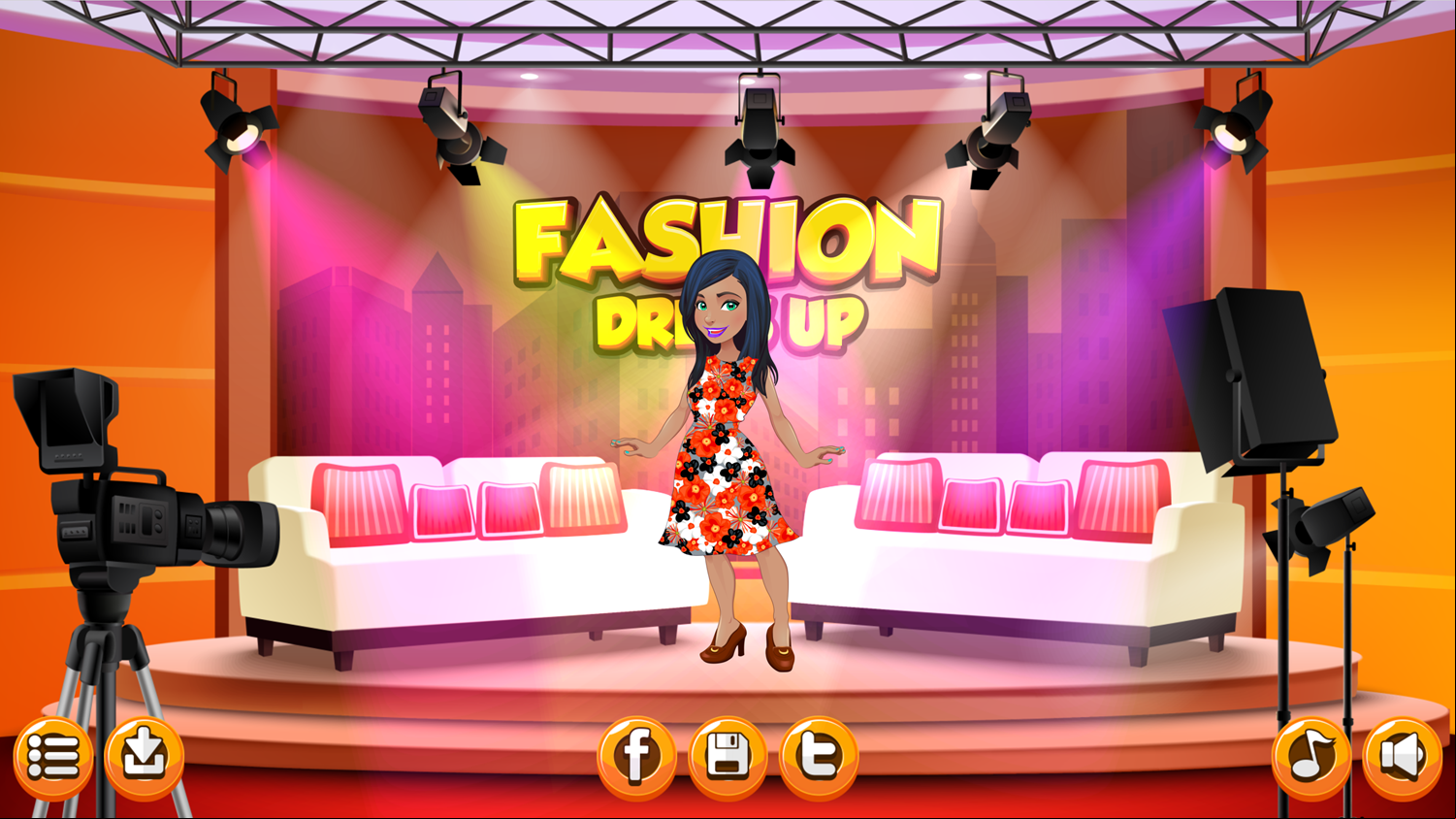 Fashion Dress Up Game Export Screenshot.