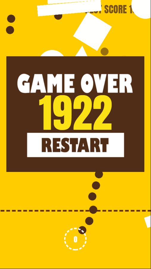 Figures Fall Game Over Screenshot.