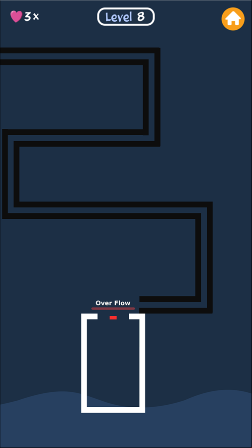 Fill the Water Game Screenshot.