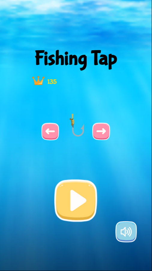 Fishing Tap Game Score Screenshot.