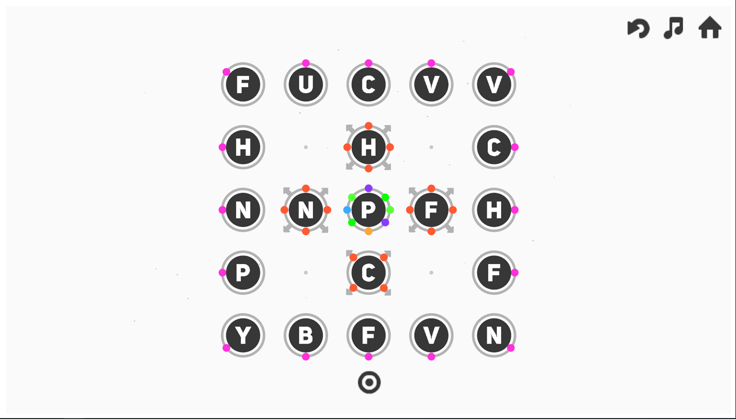Fission Game Level Progress Screenshot.
