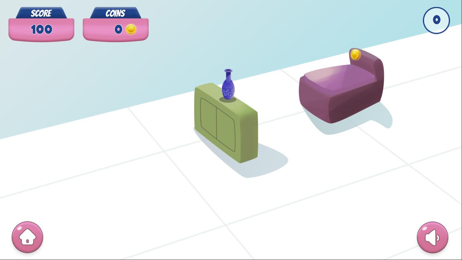 Flip The Bottle Game Start Screenshot.