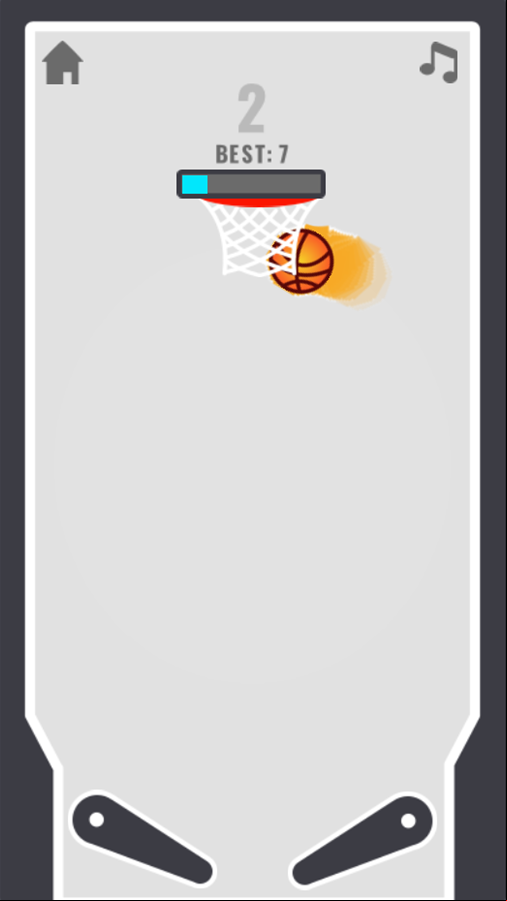 Flipper Dunk Game Shot Screenshot.
