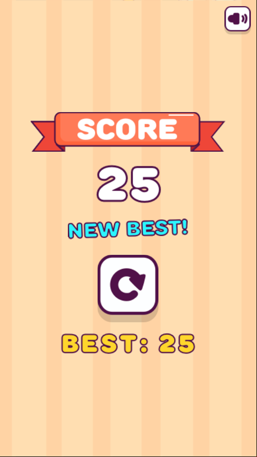 Flippy Bottle Game Best Score Screenshot.