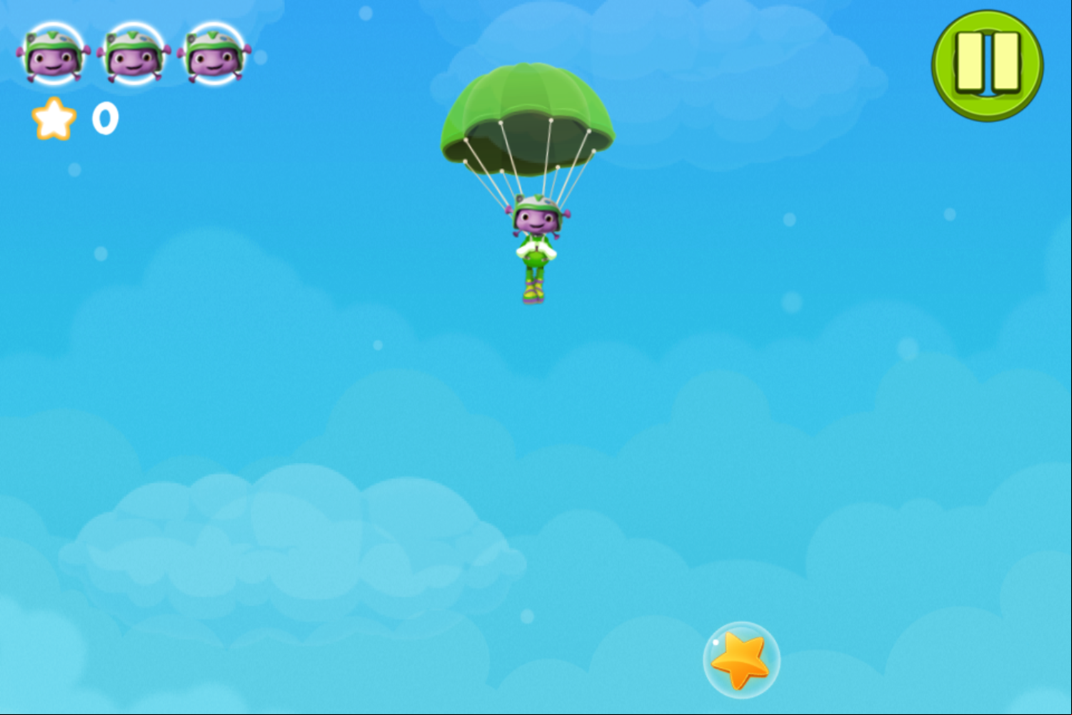 Floogals Mission Game Start Screenshot.