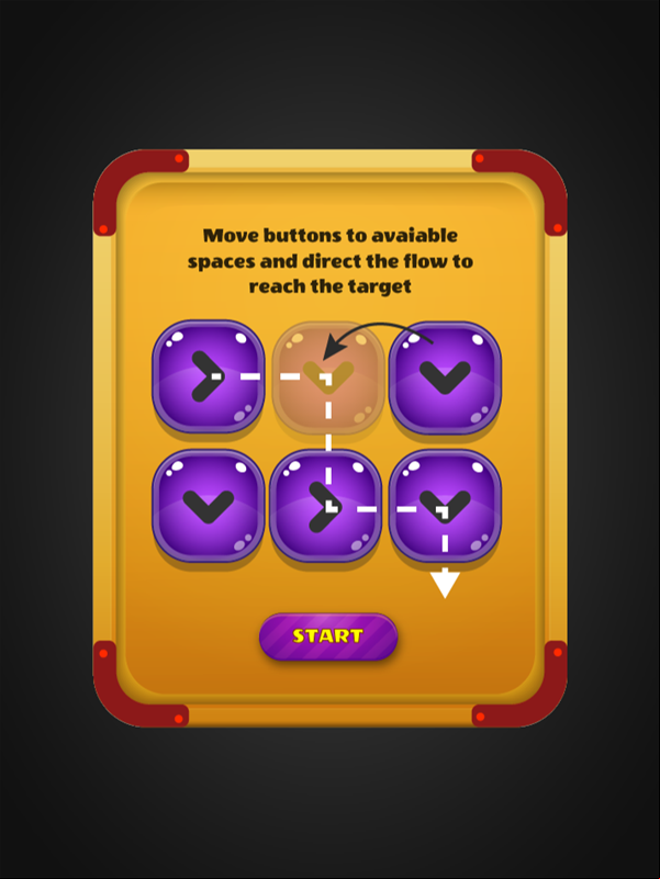 Flow Puzzle Game How To Play Screenshot.