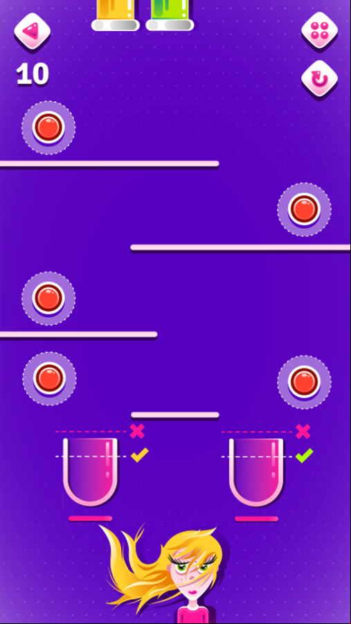 Foam Party Game Level Progress Screenshot.