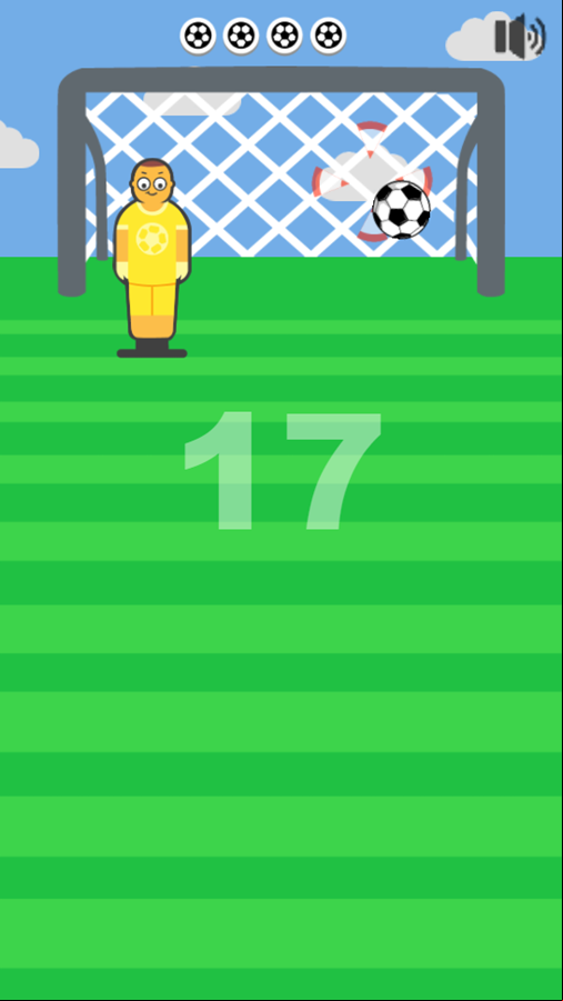 Football Kick Game Play Screenshot.