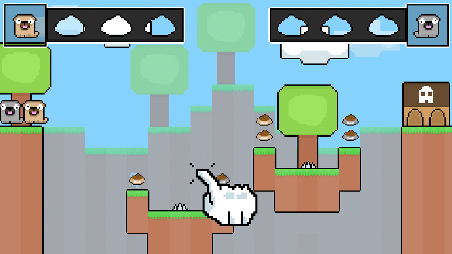 Friends Pug Game Final Level Screenshot.