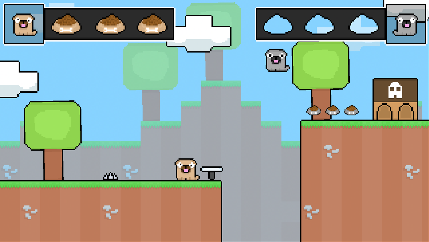 Friends Pug Game Level Play Screenshot.