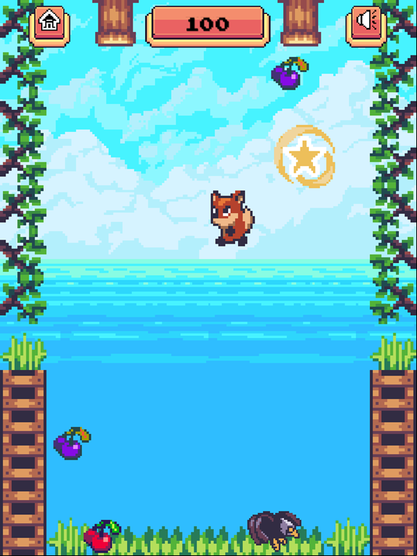 Fruit Fox Game Play Screenshot.