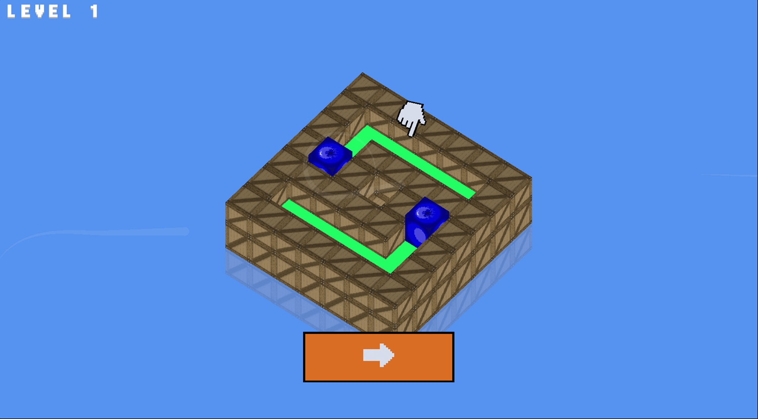 Fruit Slider Game Level Play Screenshot.