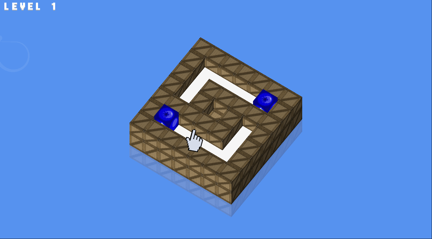 Fruit Slider Game Level Start Screenshot.