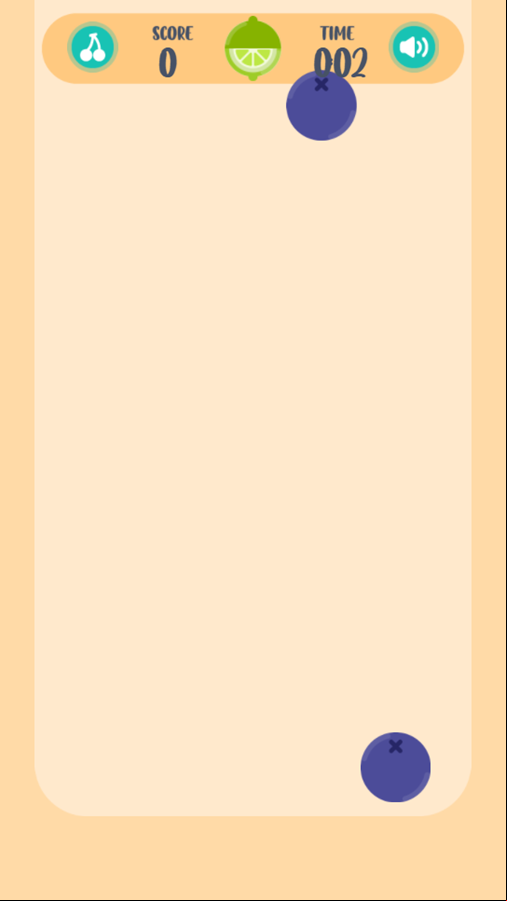 Fruit Watermelon Merge Game Start Screenshot.