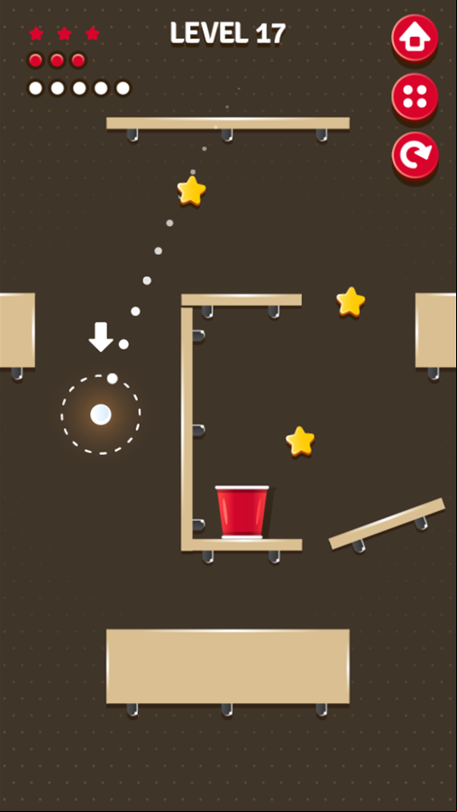 Full Cup Game Screenshot.
