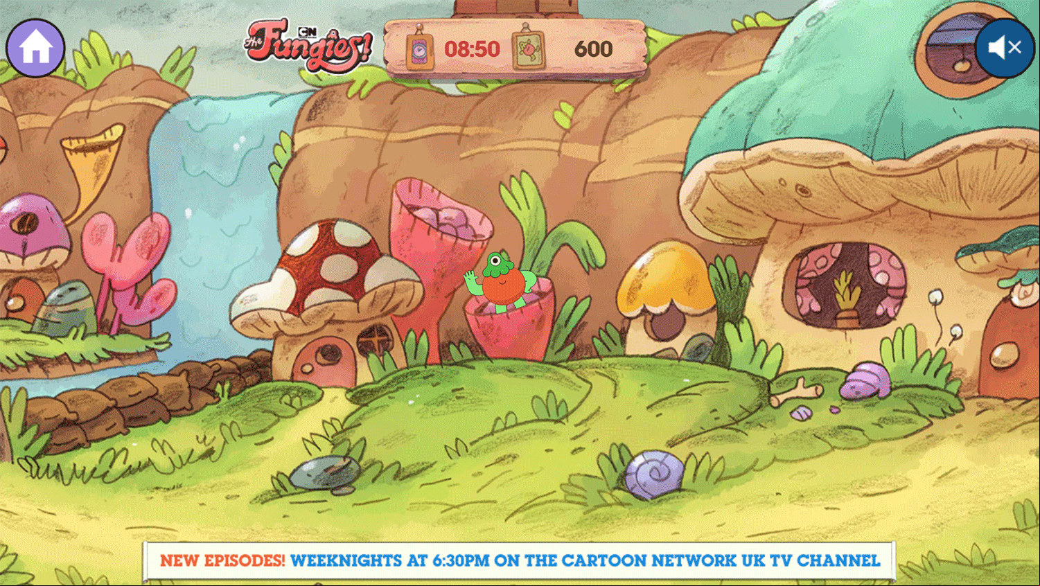 The Fungies Fungie Finder Game Screenshot.