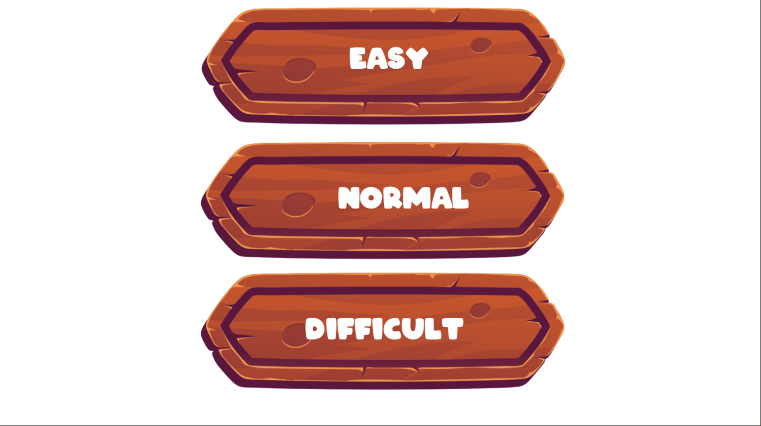Funny Insects Game Difficulty Select Screen Screenshot.