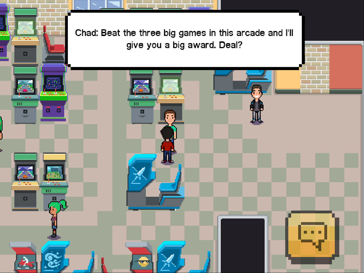 Gamer's Guide How to Win at High School Game 1st Quest Screenshot.