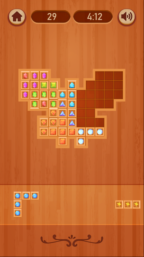 Gemdoku Game Level Play Screenshot.