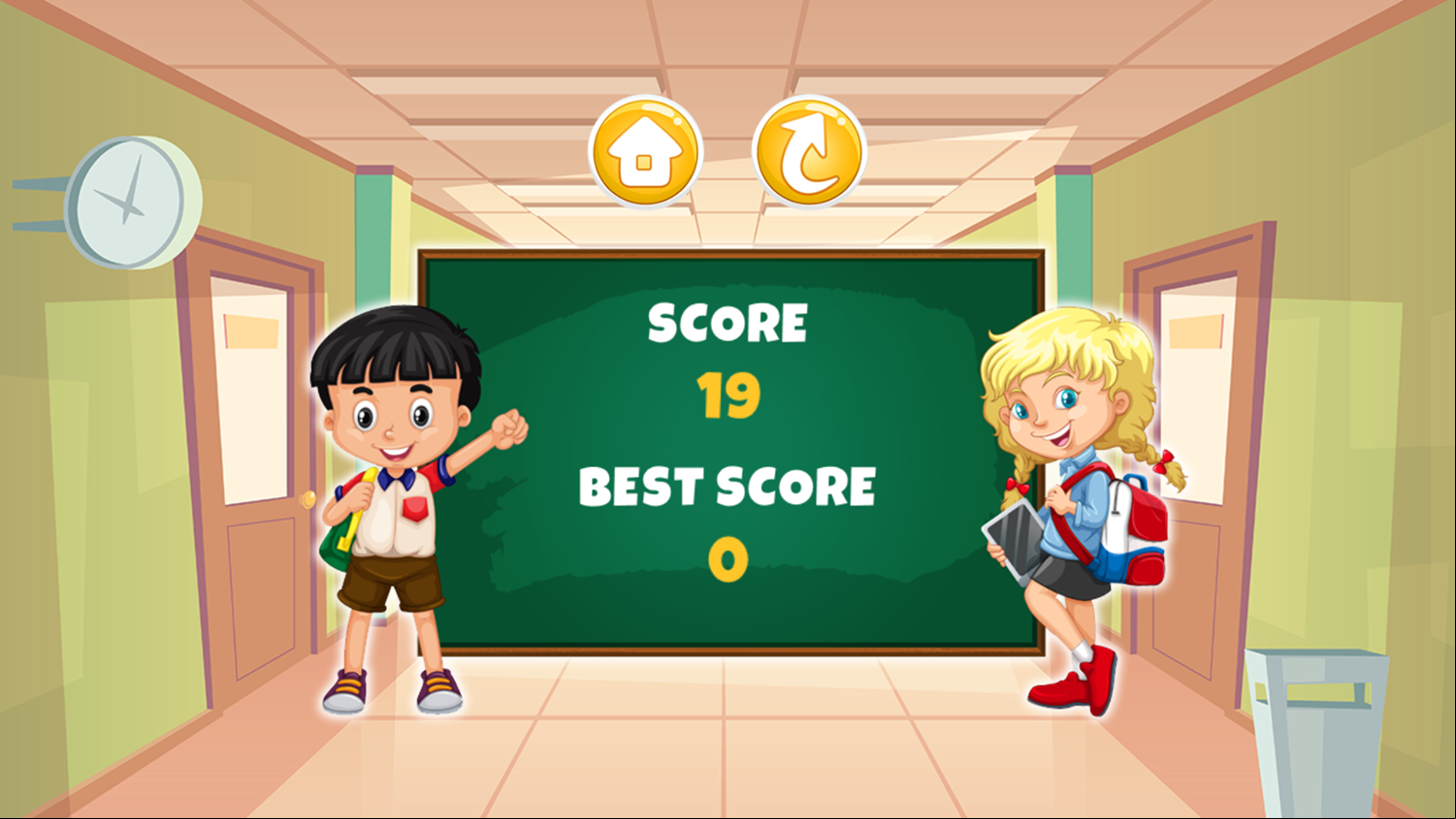 Geography Quiz Game Score Screenshot.