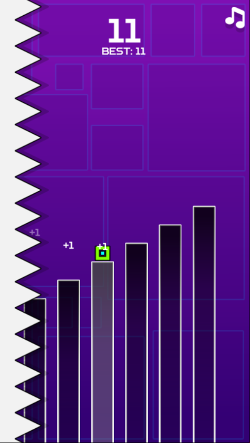 Geometry Jump Game Play Screenshot.
