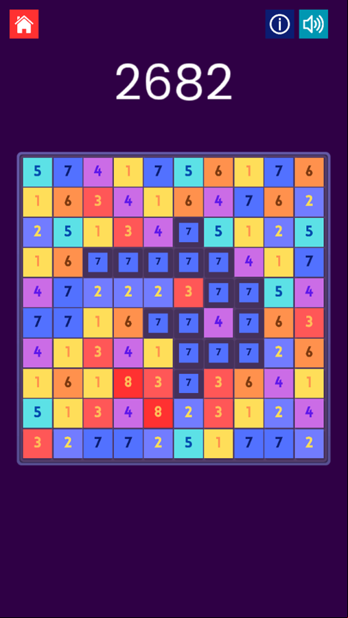 Get Ten V2 Game Progress Screenshot.