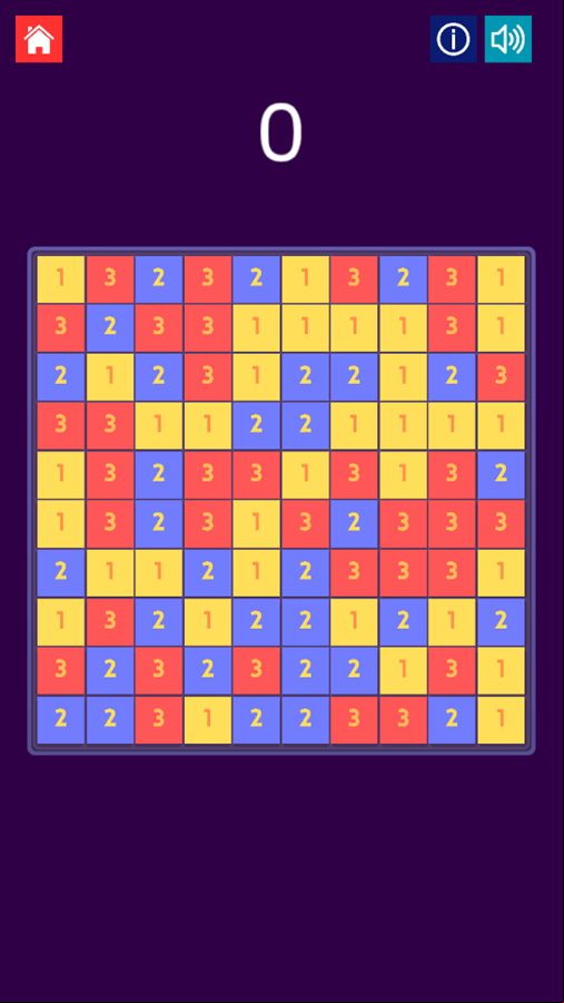 Get Ten V2 Game Start Screenshot.